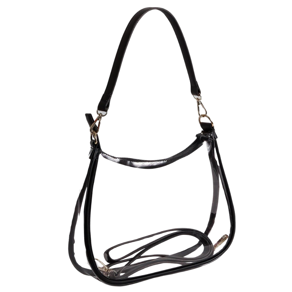 Clear Handbag with Two Versatile Carry Straps