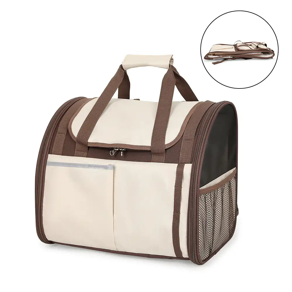 Foldable Mesh Pet Carrier Backpack and Tote