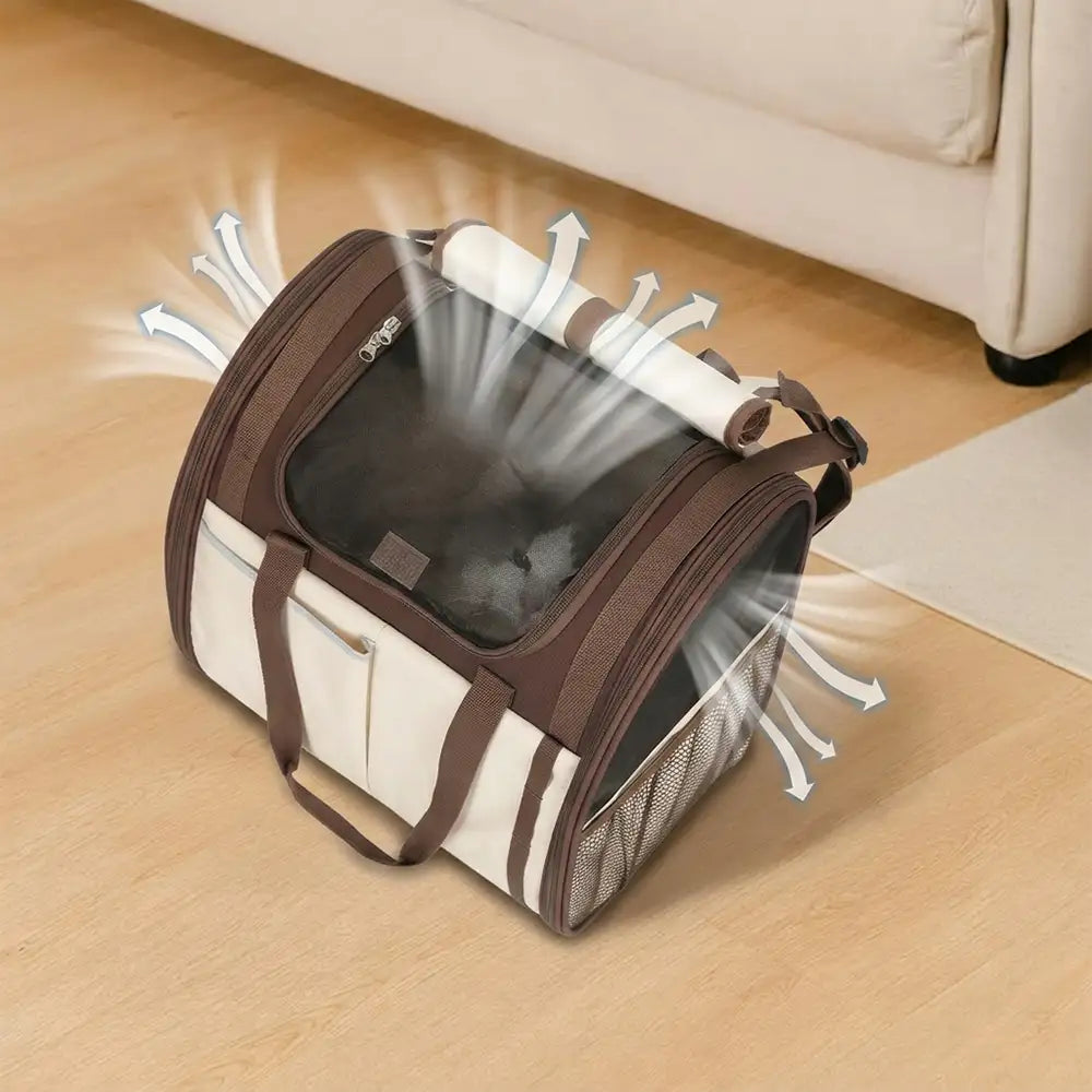 Foldable Mesh Pet Carrier Backpack and Tote