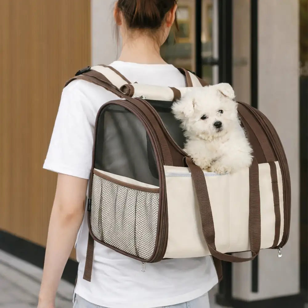 Foldable Mesh Pet Carrier Backpack and Tote