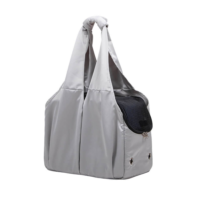 Soft Mesh Pet Carrier Tote with Side Opening